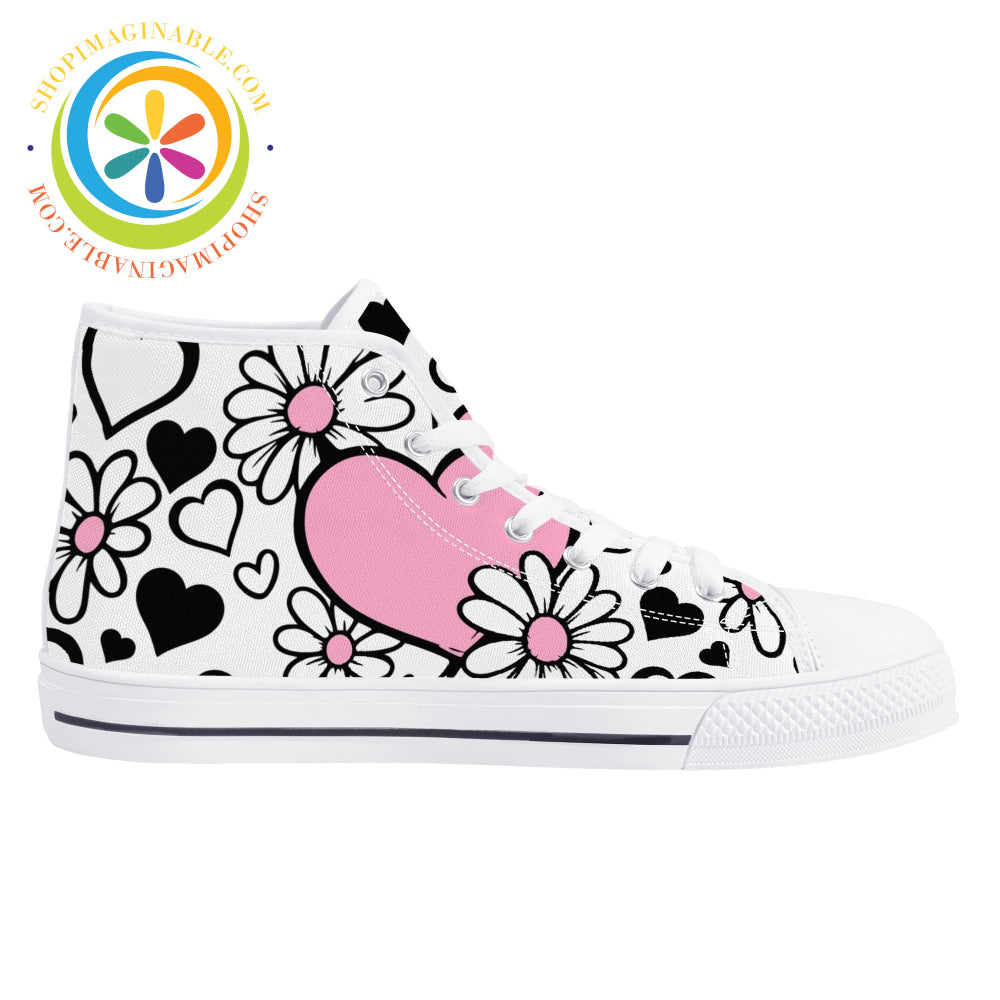 Daisy Love High Top Canvas Shoes