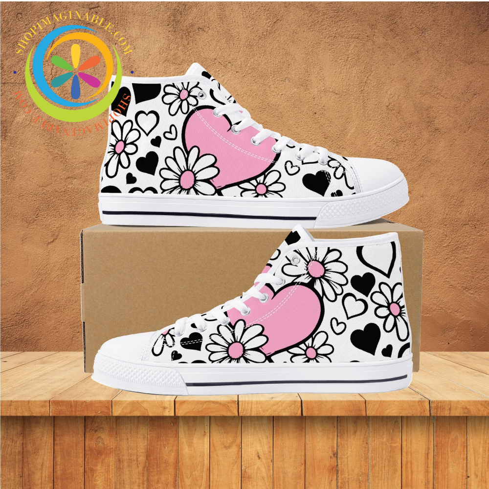 Daisy Love High Top Canvas Shoes