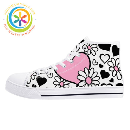 Daisy Love High Top Canvas Shoes