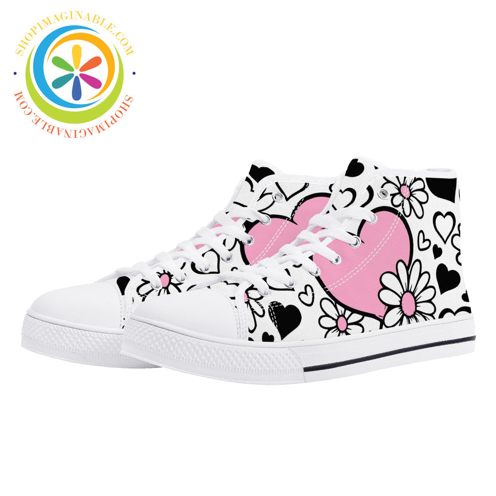 Daisy Love High Top Canvas Shoes