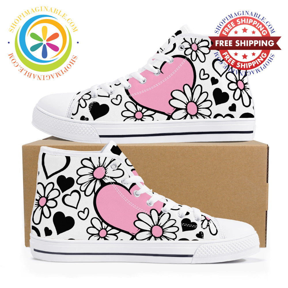 Daisy Love High Top Canvas Shoes Us12 (Eu44)