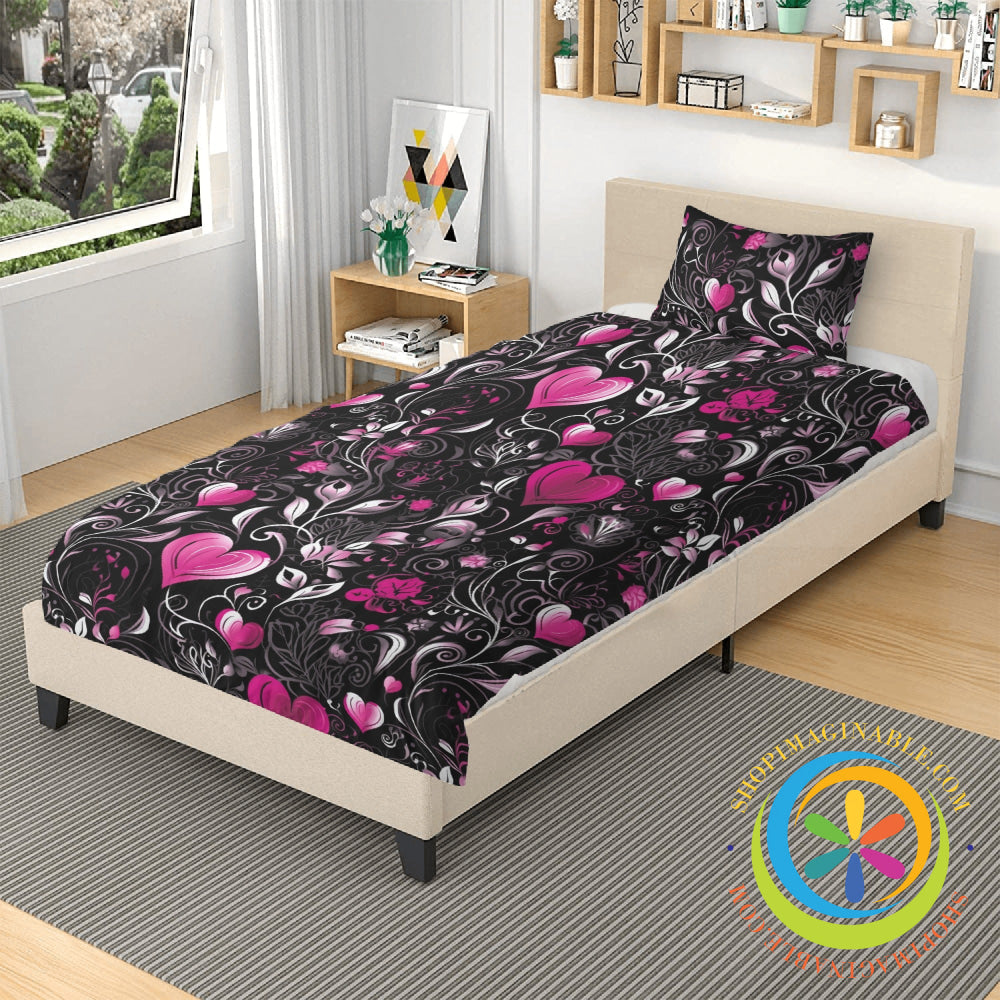 Dancing Hearts Bedding Set