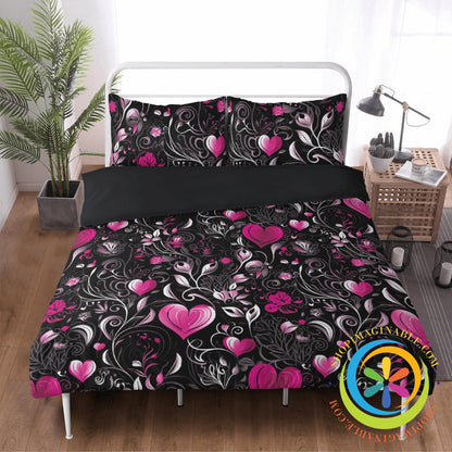 Dancing Hearts Bedding Set