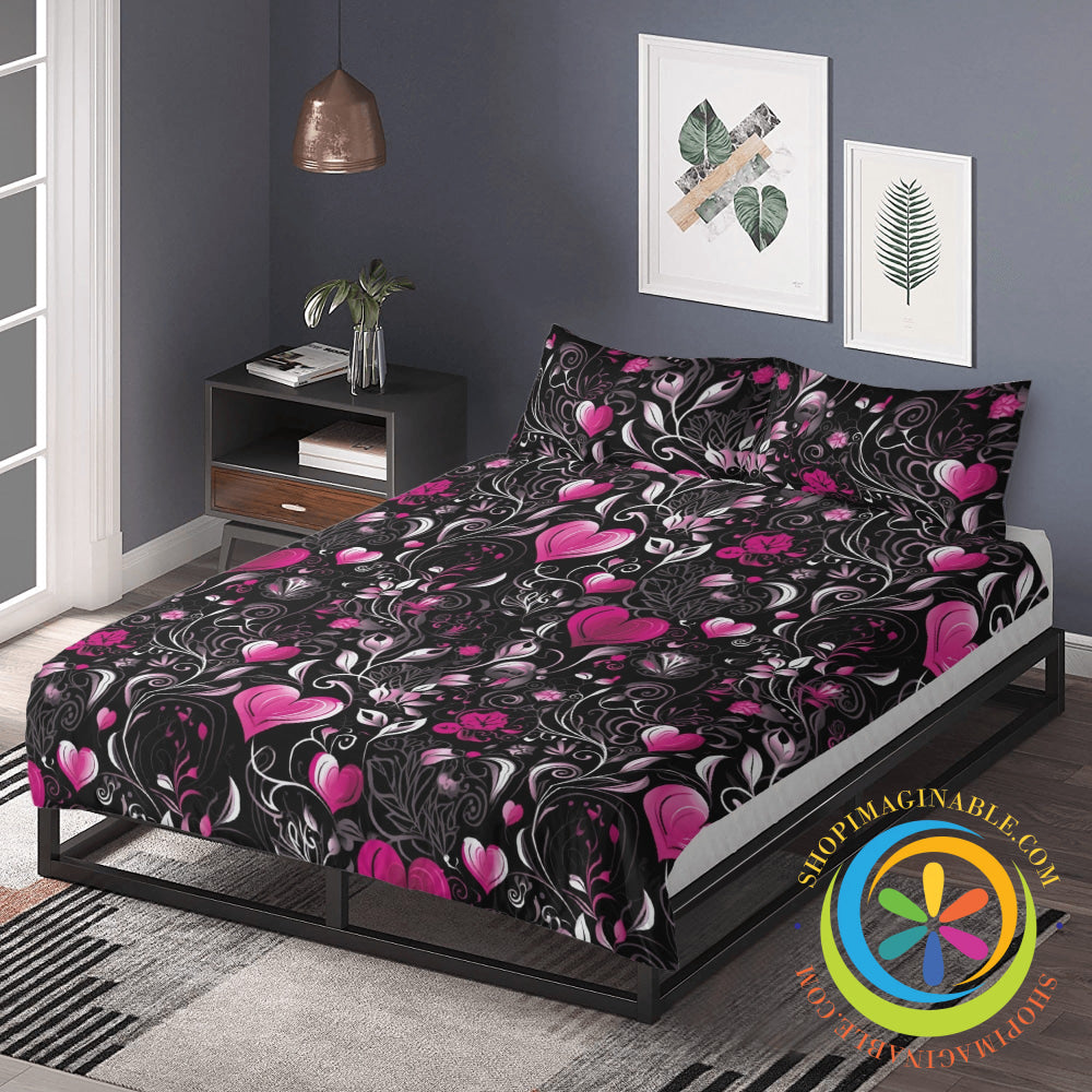 Dancing Hearts Bedding Set