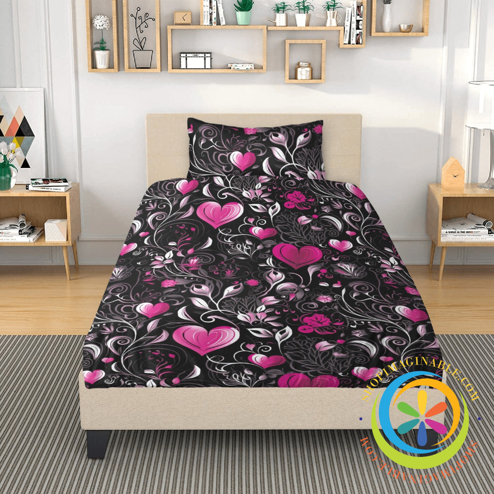 Dancing Hearts Bedding Set