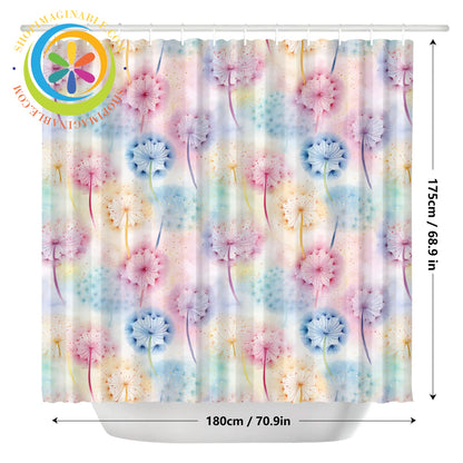 Dandilion Wishes Shower Curtain