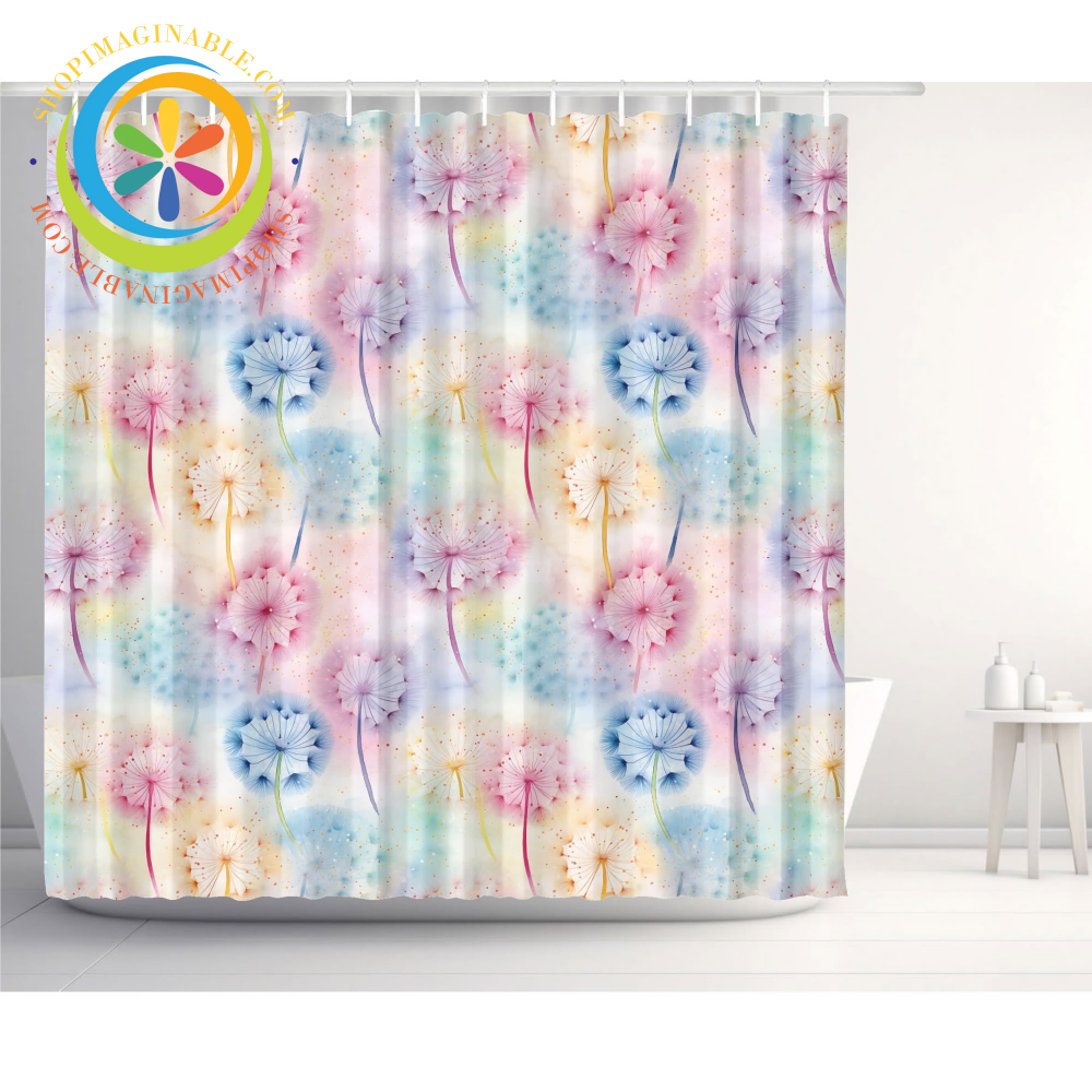 Dandilion Wishes Shower Curtain