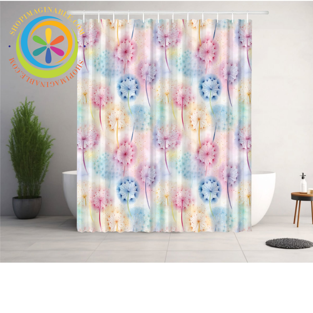 Dandilion Wishes Shower Curtain