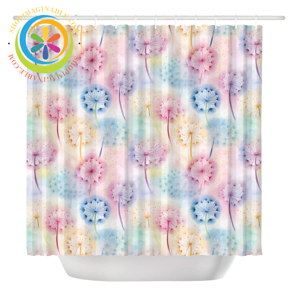 Dandilion Wishes Shower Curtain