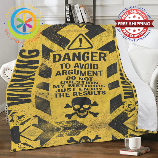 Danger Premium Fleece Blanket