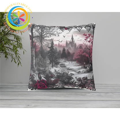 Dark Academia Gothic Pillow Cover