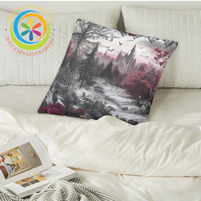 Dark Academia Gothic Pillow Cover