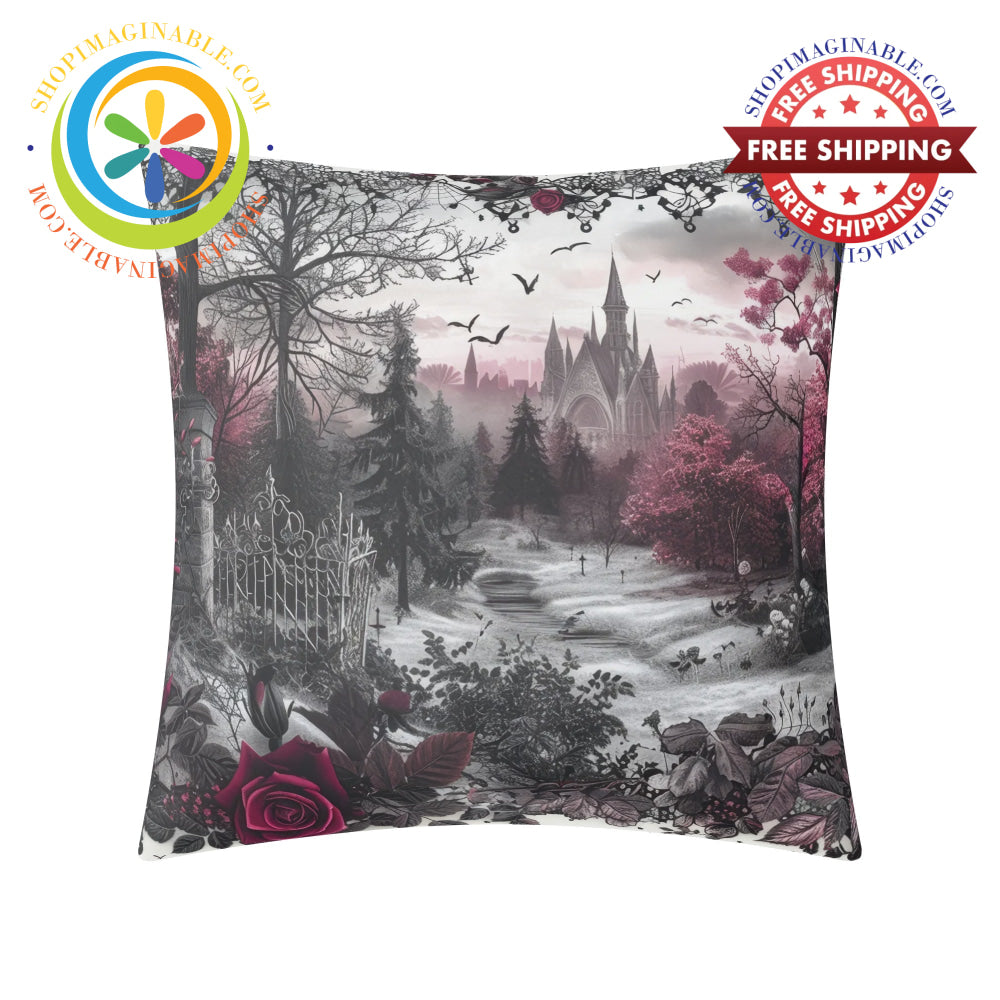 Dark Academia Gothic Pillow Cover