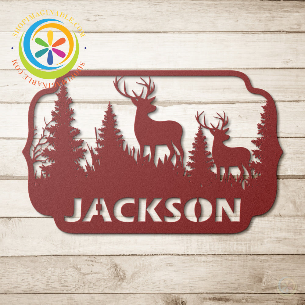 Deer Hunter Metal Wall Art Decor-ShopImaginable.com