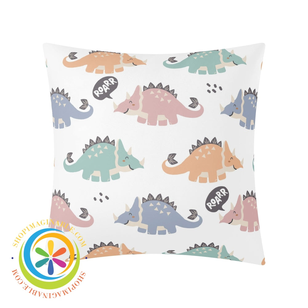 Dinosaur Roar Pillow Cover