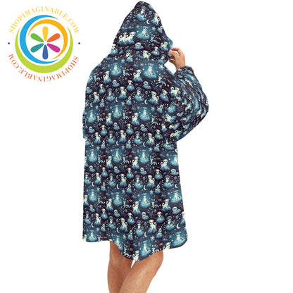 Dog Lovers Blanket Hoodie white / ONESIZE Sweater Blanket