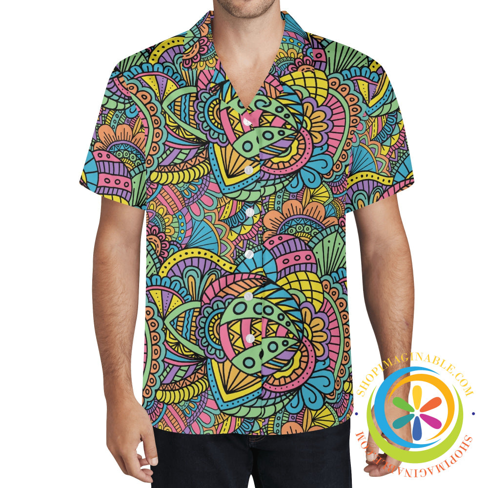 Doodle Away Hawaiian Casual Shirt