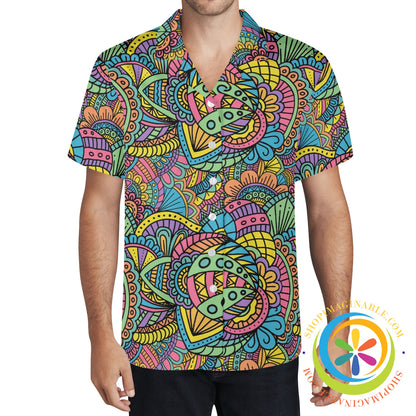 Doodle Away Hawaiian Casual Shirt