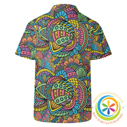 Doodle Away Hawaiian Casual Shirt