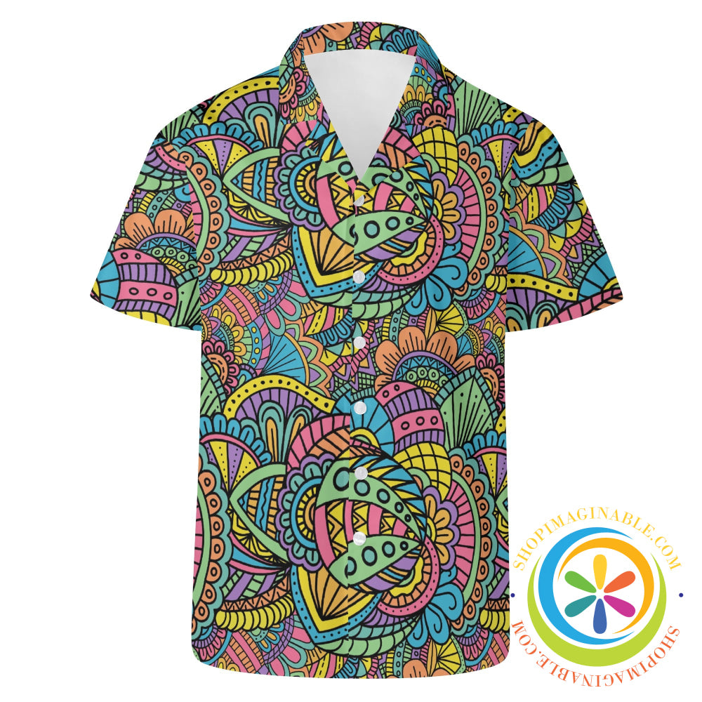 Doodle Away Hawaiian Casual Shirt