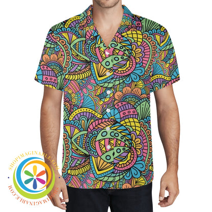 Doodle Away Hawaiian Casual Shirt