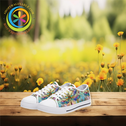 Dragonfly Ladies Low Top Canvas Shoes