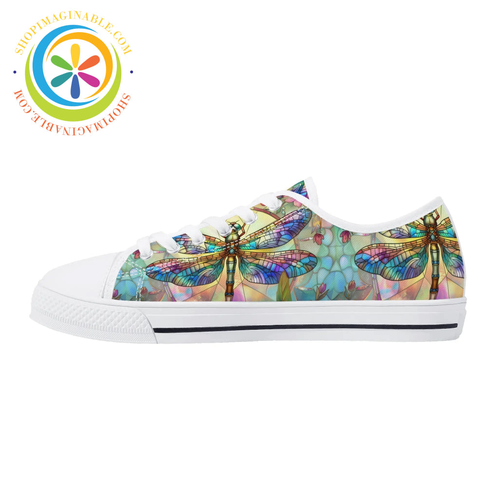 Dragonfly Ladies Low Top Canvas Shoes