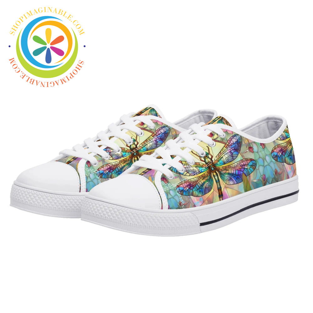 Dragonfly Ladies Low Top Canvas Shoes