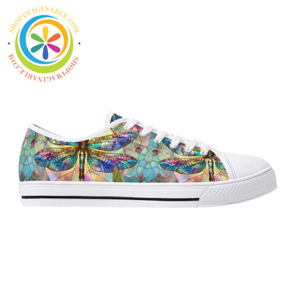 Dragonfly Ladies Low Top Canvas Shoes