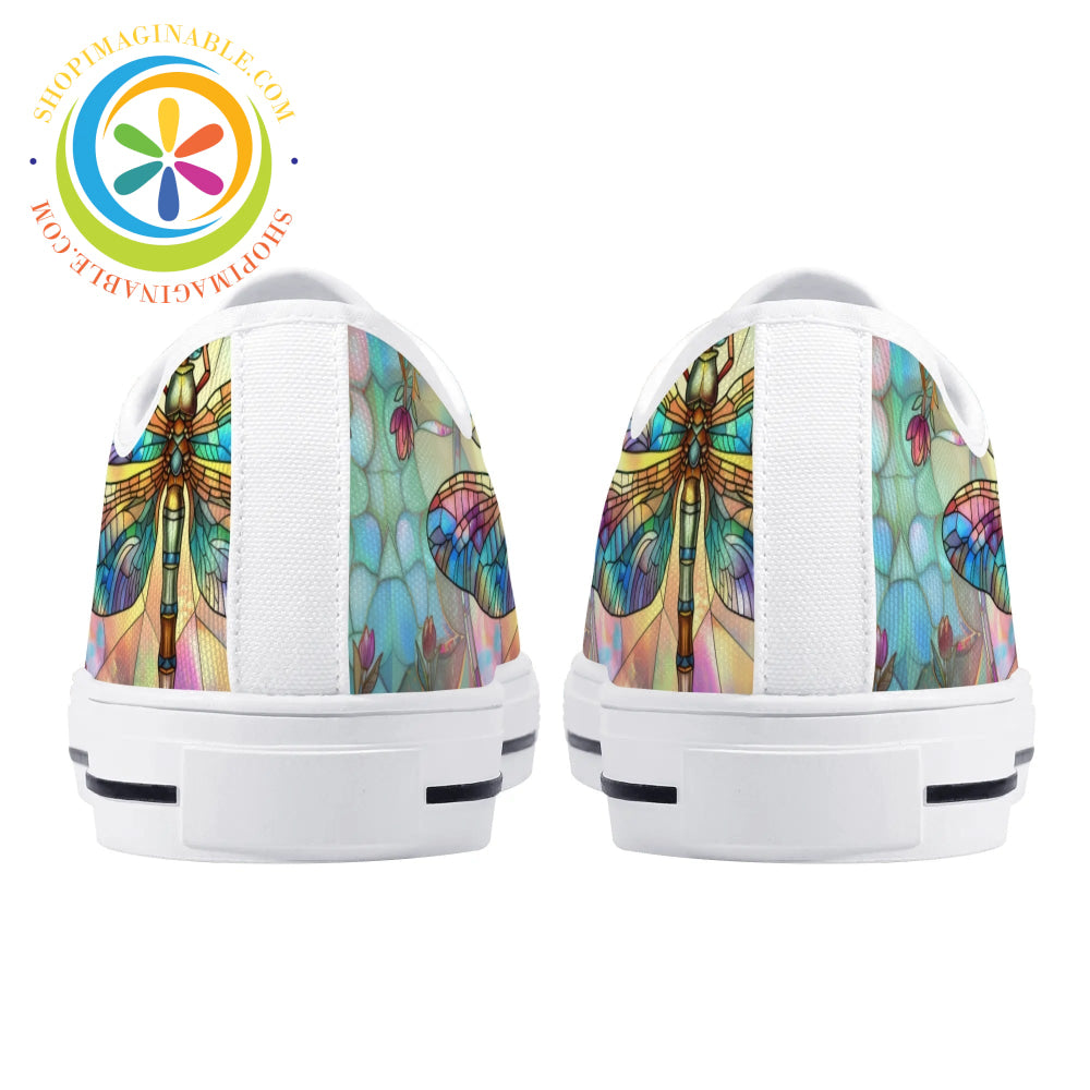 Dragonfly Ladies Low Top Canvas Shoes