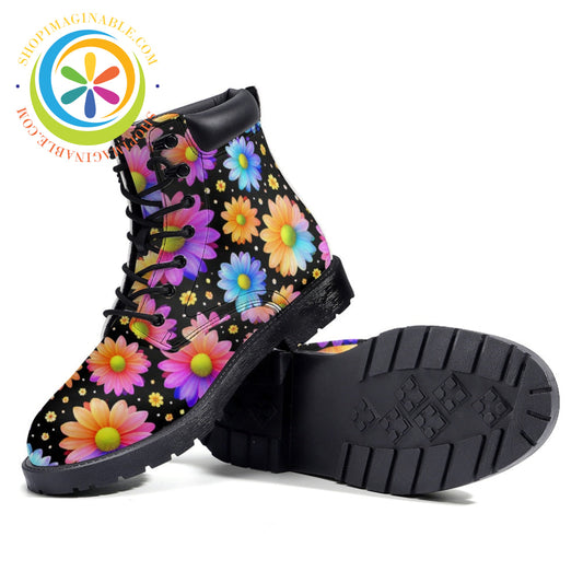 Electric Daisy - Leather Martin Boots