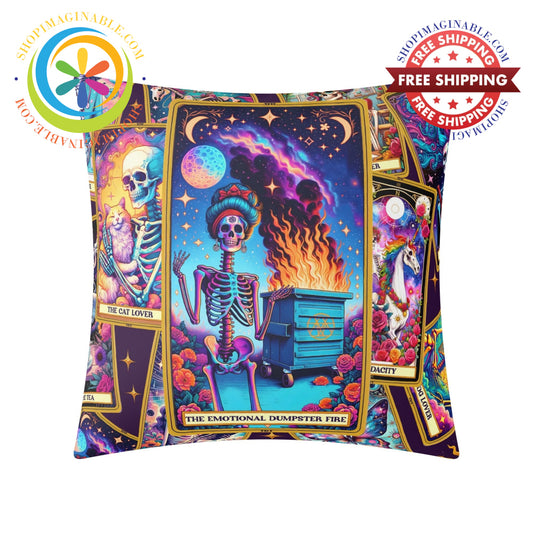 Emotional Dumpster Fire Pillow Cover