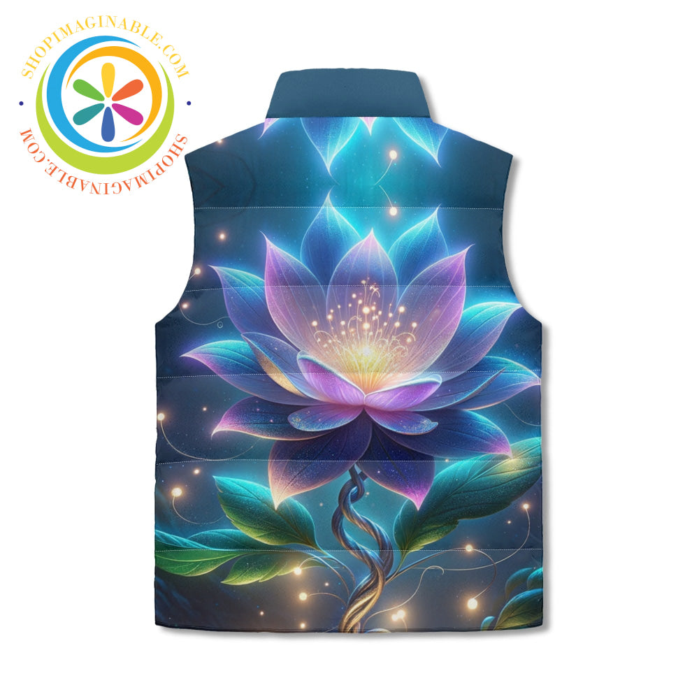 Enchanted Lotus Puffer Vest