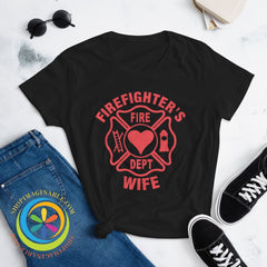 Firefighters Wife Ladies T-Shirt T-Shirt