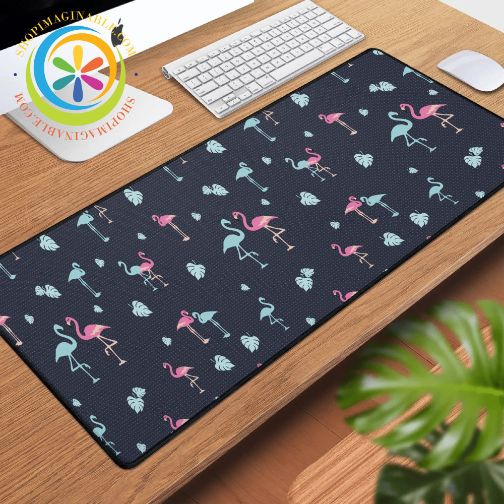 Flamingo Love Large Gaming Mouse Pad