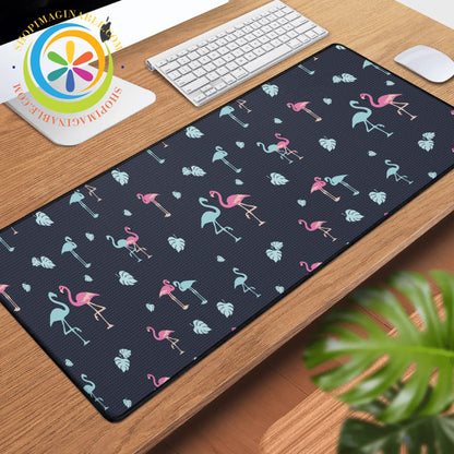 Flamingo Love Large Gaming Mouse Pad