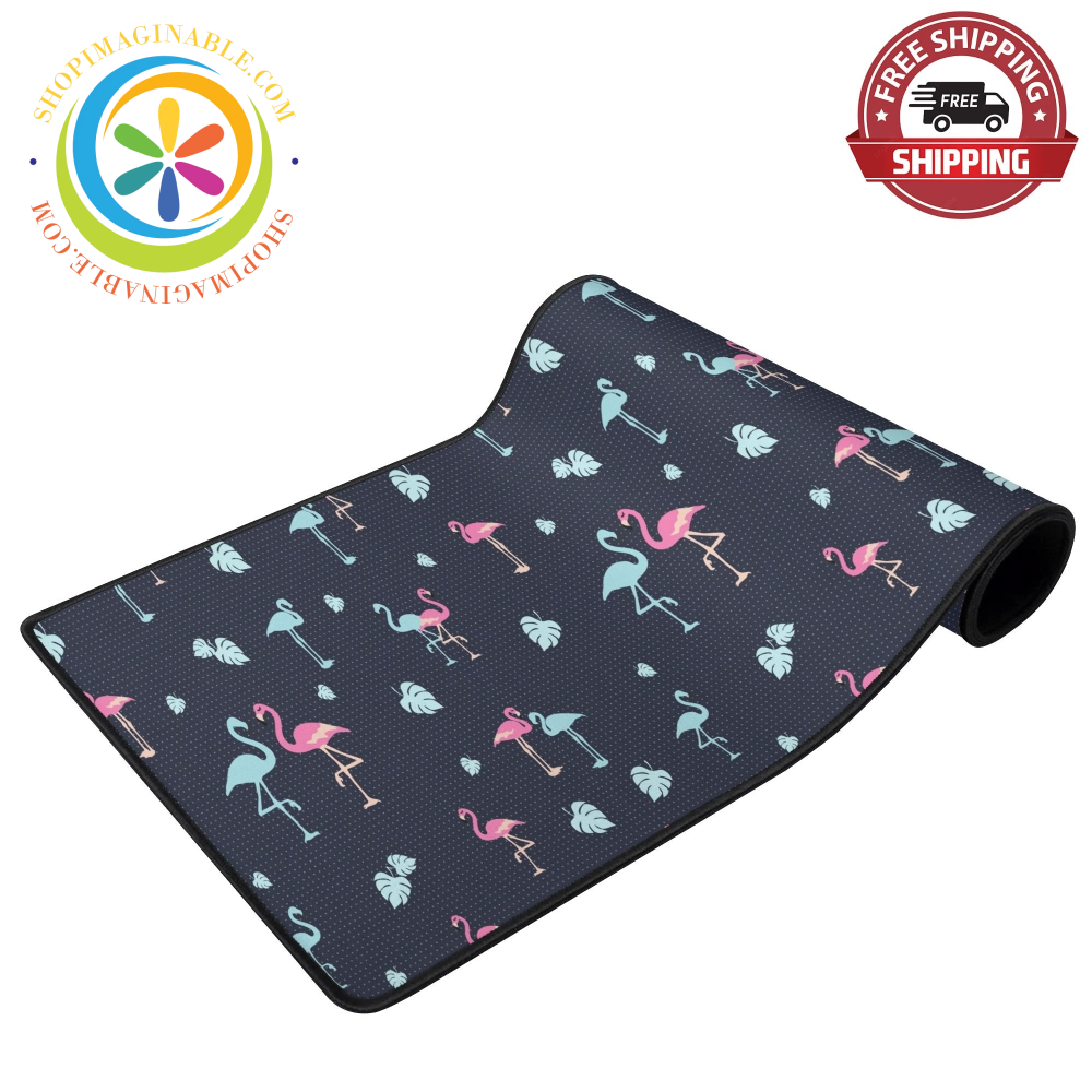 Flamingo Love Large Gaming Mouse Pad