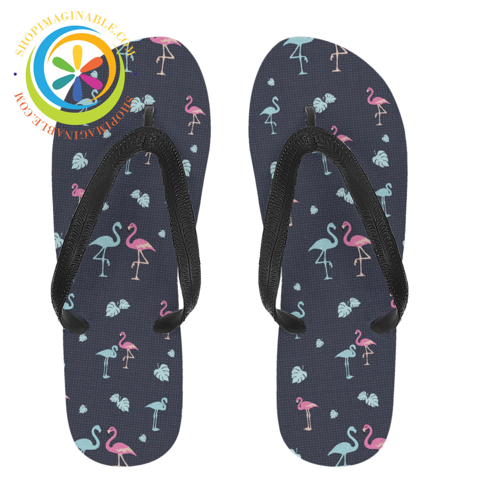 Flamingo Love - Mens & Ladies Flip-Flops Flip Flops