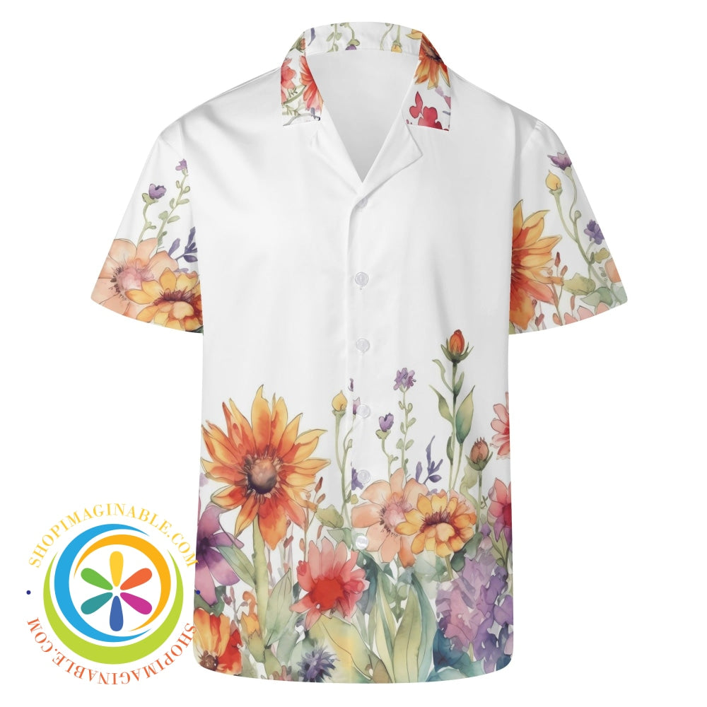 Floral Gardens Hawaiian Casual Shirt