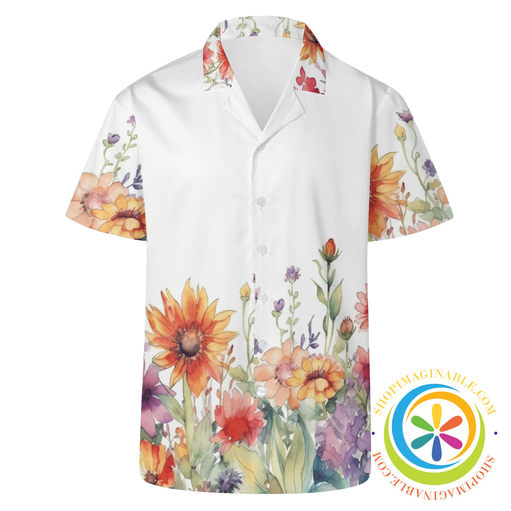 Floral Gardens Hawaiian Casual Shirt