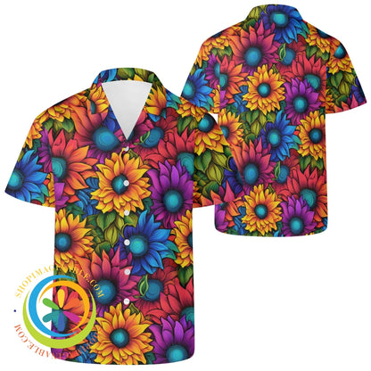 Floral Parade Hawaiian Casual Shirt 2Xs Hawaiian