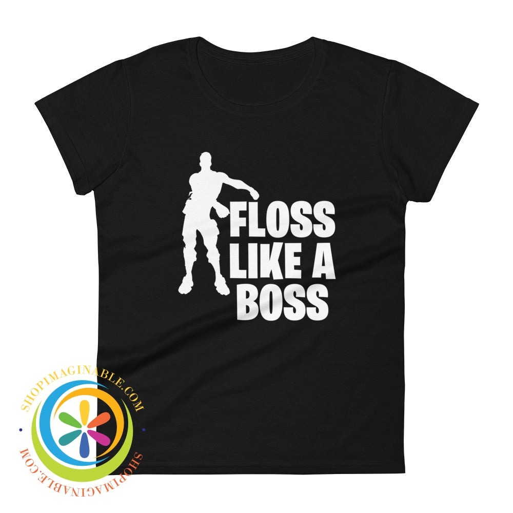 Floss Like A Boss Fortnite Ladies T-Shirt Black / S T-Shirt