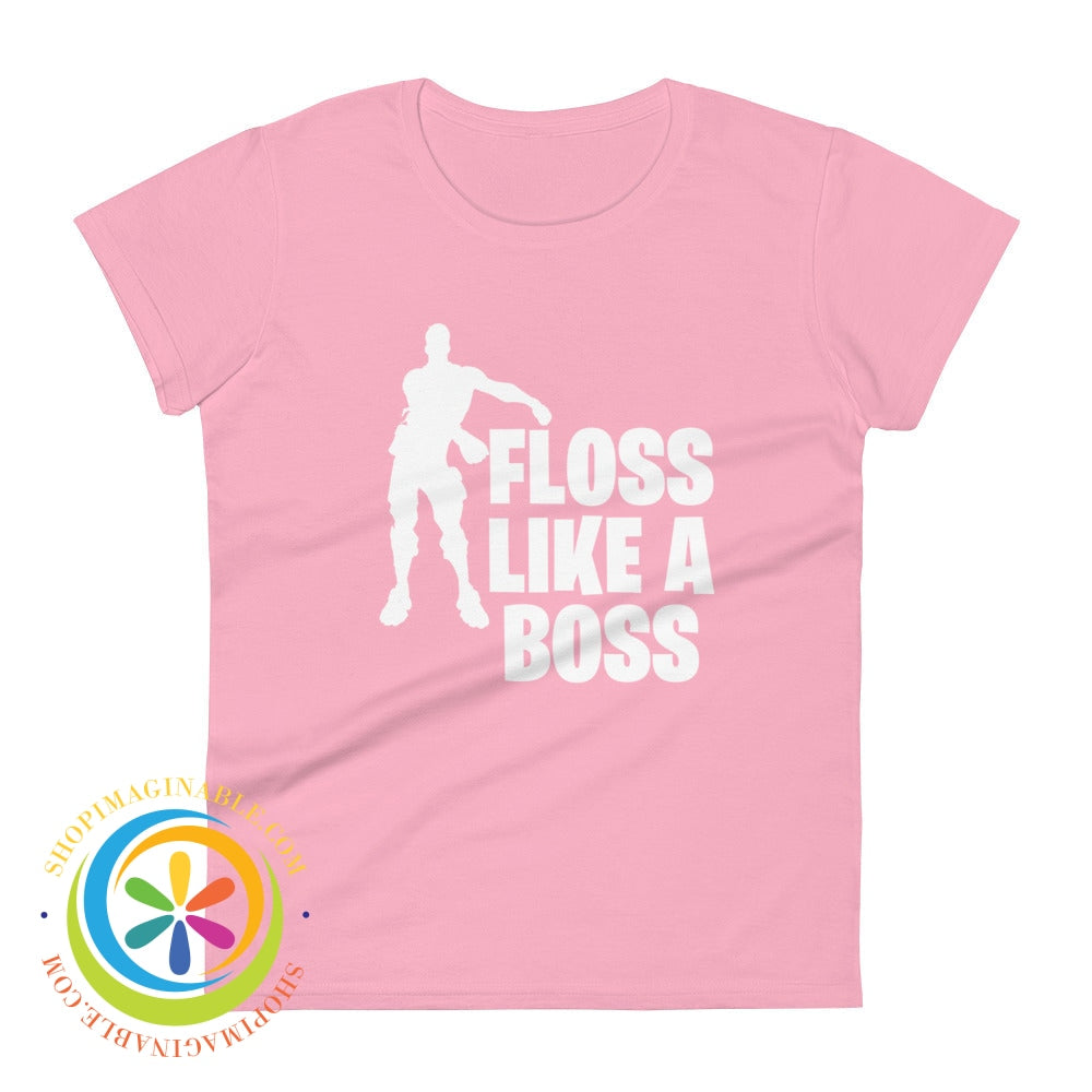 Floss Like A Boss Fortnite Ladies T-Shirt Charity Pink / S T-Shirt