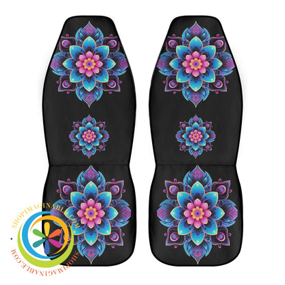 Flower Mandala Cloth Car Seat Covers