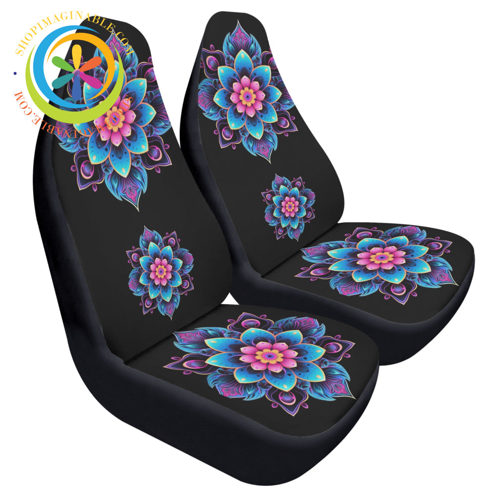 Flower Mandala Cloth Car Seat Covers