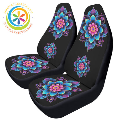 Flower Mandala Cloth Car Seat Covers