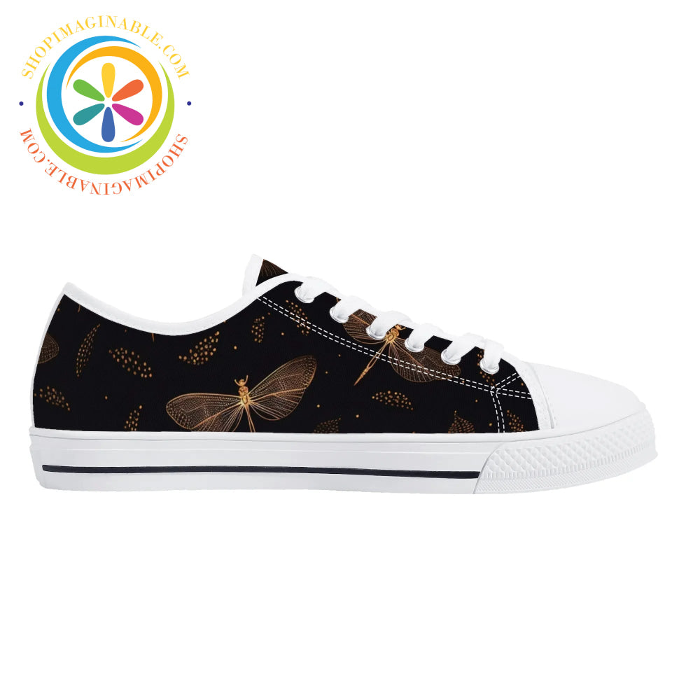 Fly Dragonfly Ladies Low Top Canvas Shoes