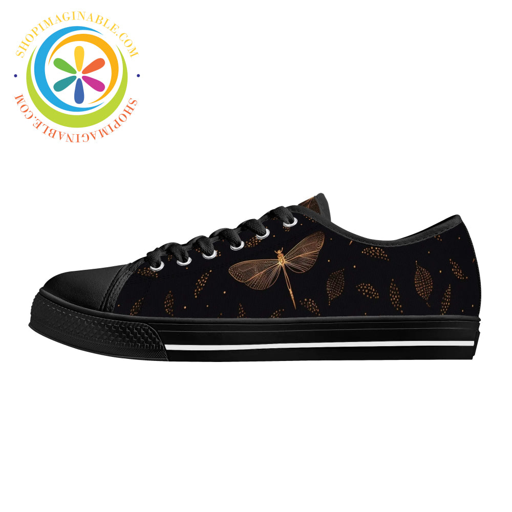 Fly Dragonfly Ladies Low Top Canvas Shoes