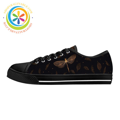 Fly Dragonfly Ladies Low Top Canvas Shoes