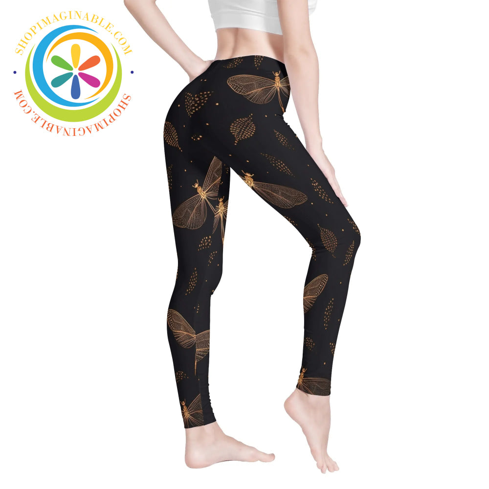 Fly Dragonfly Leggings Yoga Pants